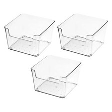 3 Pieces Desk Organizer Box Cabinet Organizers for Makeup Cosmetics Sundries