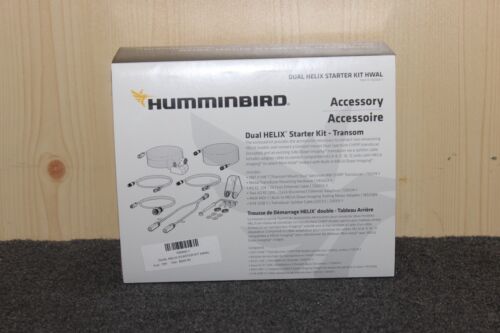 Hummingbird Dual Helix Starter Kit HWAL Transom For Aluminum Boats