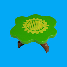 Playmobil - Kindertisch Tisch - Kinderzimmer Kindergarten - grün / braun