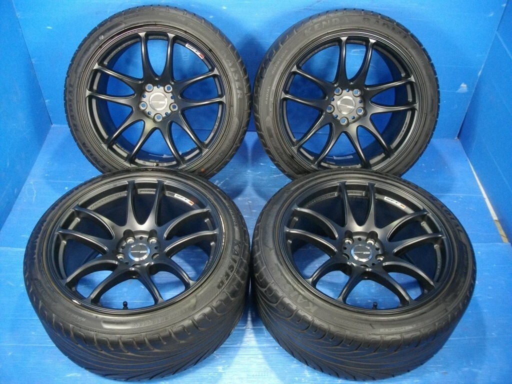 JDM WORK EMOTION CR Kiwami 18inch 114.3x5 Set4 Wheels japan