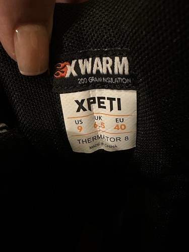 Stivali donna taglia 9 Xpeti Thermator 8 isolati neri outdoor nuovi leggi desc. - Foto 6 di 8