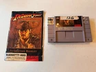 Indiana Jones’ Greatest Adventures SNES Super Nintendo Cartridge w/ Manual