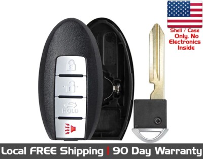 1x New Replacement Keyless Entry Remote Control Key Fob For Nissan Shell / Case