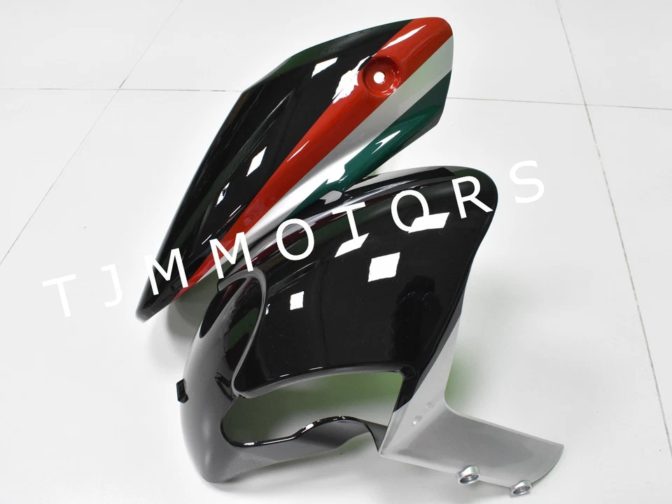 Carenado de carrocería molde de inyección ABS negro plateado para Ducati Monster 696 796 1100 Foto 4 de 4