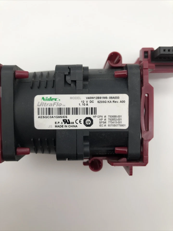 HP ProLiant DL360 G9 Lüfter Fan - 792852-001 750688-001 775415-001 - DL360 Gen 9 - Bild 2 von 3