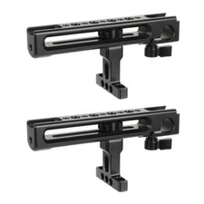 2xCAMVATE Camera Top Handle w/1/4" Mounting Point  Shoe Mount fr DSLR Video Rig