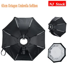 US 65cm Octagon Umbrella Flash Speedlite Softbox for Godox V1 AD200 200pro V860