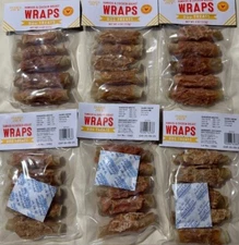 6 Pack Trader Joe’s Rawhide & Chicken Breast Wraps Dog Treats Expires 05/09/25