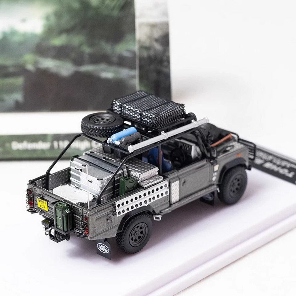 DCM 1/64 Escala Land Rover Defender 110 Alta Capacidad Pick up Diecast Coche Modelo Foto 4 de 4