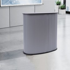 Prezentacja Lada targowa Składana lada recepcyjna Licznik recepcji Okrągły