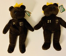 Vintage Salvinos Bamm Beanos Sammy Sosa Mark McGwire teddy bears 1998