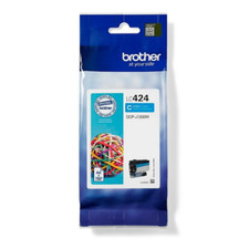 Genuine Brother LC-424C Cyan Ink Cartridge 750 Pages Original Sealed OEM