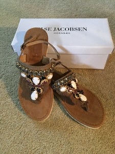 jewelled flat sandals uk
