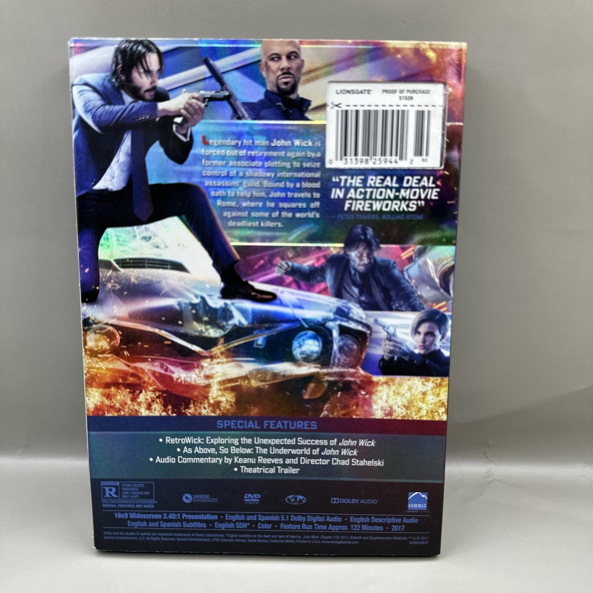 Trailer John Wick On Demand John Wick: Chapter (DVD, 2017