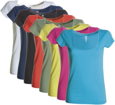 T SHIRT MANICA CORTA PAYPER FLORIDA MAGLIA COTONE DONNA RAGAZZA