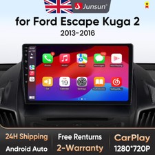 9" Apple Carplay Car Stereo Android 13 auto GPS Screen For Ford Escape 2013-2017