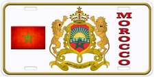 Morocco Country Flat Novelty Car License Plate