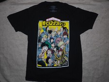 My Hero Academia Funmation Black  T-Shirt  Adult Large 