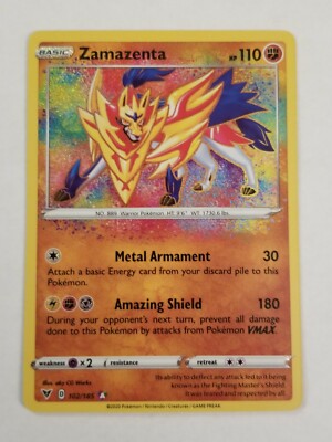 ZAMAZENTA 102/185 Amazing Rare Vivid Voltage Ultra Rare Pokémon