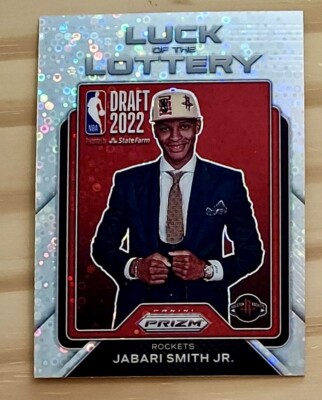 2022-23 Panini Prizm Jabari Smith Jr. Fast Break Prizm Luck of the Lottery RC