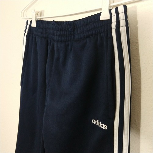 Adidas Youth Tech Fleece Stripes Sweatpants Blue/White Size L (14-16) - Picture 3 of 8