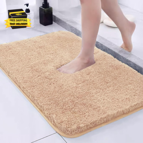 Shaggy Bathroom Rugs 20X32 Plush Thick Bathroom Rug Extra Soft Bath Mat for Non