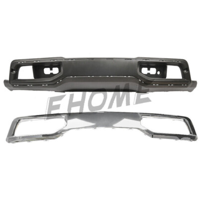 For 2019-2021 Chevry Silverado 1500 Front Lower Valance & Chrome Trim