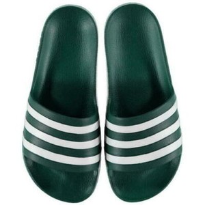green adidas sliders