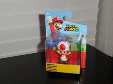 JAKKS PACIFIC WORLD OF NINTENDO 2024 RED TOAD 2.5'' FIGURE