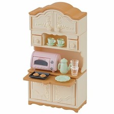 Epoch Sylvanian Families CUPBOARD AND TOASTER SET KA-419 From Japan