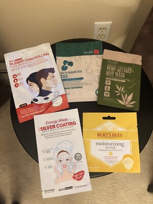 FACE MASK BUNDLE And Blemish Shield Lip Mask. 2 Sooae Masks.