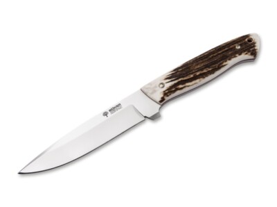Böker Arbolito Relincho Stag Jagdmesser Feststehend Hirschhorn N695   02BA303H