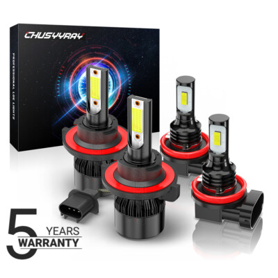 For Ford Focus 2008-2011 LED Headlight Bulb High Low Beam 9008 H11 Fog Light C9L