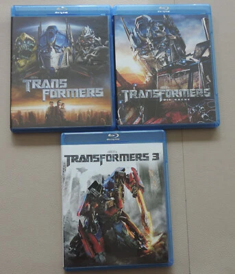 Blu-Ray Transformers + Transformers-Die Rache + Transformers 3 - Bild 1 von 4