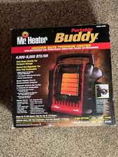 New in Box. Mr.Heater Buddy. Indoor-Safe Portable Propane Radiant Heater.