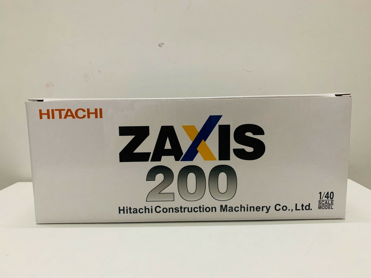 Hitachi Zaxis200 Hydrauric Excavator 1/40 Die-Cast Model New in