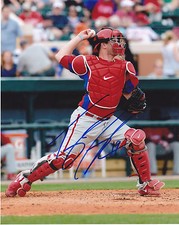 TOMMY JOSEPH  PHILADELPHIA PHILLIES  ACTION SIGNED 8x10