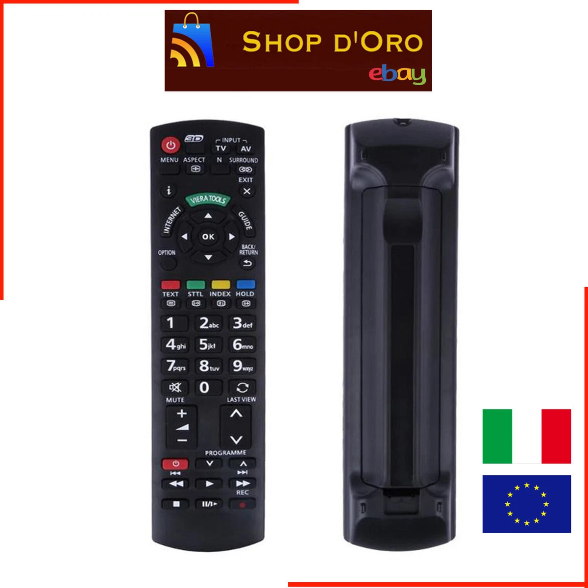 Telecomando Sostitutivo Aurabeam Per Panasonic TXP42V20E TV