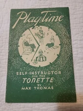 Play Time Self Instructor Tonette Max Thomas Hemholtz Resonator 1938 Vintage