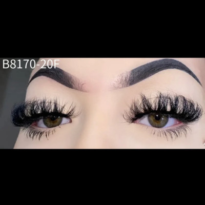 3D Russian Mega Volume Wispy 100% Mink Eyelash Strips-B8170