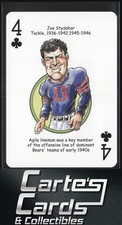 Joe Stydahar 2019 Hero Decks Chicago Bears Football Heroes Playing Cards #4C