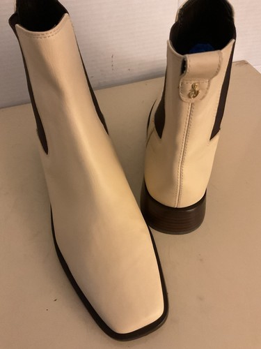 Botas Chelsea Sam Edelman para mujer con plataforma de cuero con cáscara de huevo talla 9,5 euros 40,5 - Imagen 5 de 11