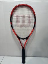 Wilson Federer Tennis Racquet 4 3/8 Grip Red Black Adult Tennis Racket