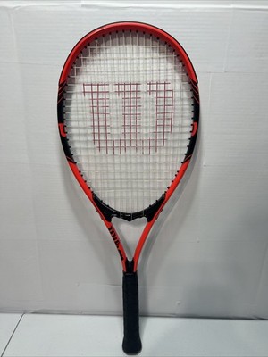 Wilson Federer Tennis Racquet 3 4 3/8 Grip Red/Black Adult