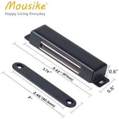 Stainless Steel Kitchen Cupboard Magnets - 8 Pack