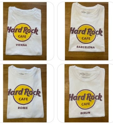 Hard Rock Café Damen T-Shirt XS S M L Berlin Hamburg Wien Barcelona Rom München