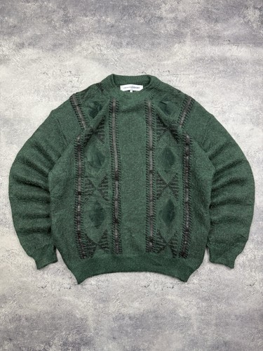 Vintage CDG Comme Des Garçons SHIRT Junya Watanabe Knit Sweater Green Men Size L
