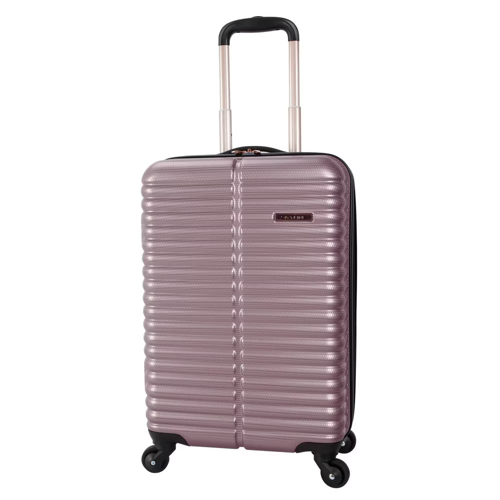 Skyline 3pc Hardside Checked Spinner Luggage Set - Rose Gold | eBay