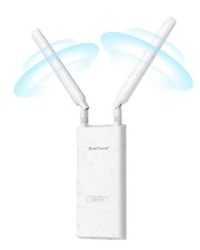 BrosTrend AC1200 Outdoor WiFi Extender IP65 Dual Band PoE Gigabit Repeater. A25