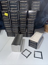 21 Airequipt Vintage Slide Magazines, 30 magazine lot. 2" x 2" Each, 36 Slides